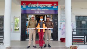 थाना बहादराबाद, हरिद्वार पुलिस ने आरोपित को अवैध अस्लाह के साथ धर दबोचा