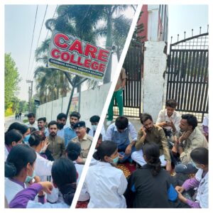 उत्तराखंड / हरिद्वार : केयर कॉलेज विवाद का पटाक्षेप, दो दिन बाद खत्म हुआ छात्रों का धरना…