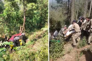 उत्तराखंड / नैनीताल : भवाली में दर्दनाक हादसा: गहरी खाई में गिरी कार, पांच श्रद्धालुओं की मौत, मासूम बच्चा भी शामिल…