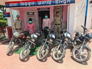 उत्तराखंड / हरिद्वार : सिडकुल पुलिस का बड़ा एक्शन: 5 चोरी की बाइक समेत 2 वाहन चोर गिरफ्तार…