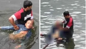 उत्तराखंड / नैनीताल : नैनीझील में युवक की बहादुरी से टली एक और त्रासदी, झील में कूदे व्यक्ति की बचाई जान__देखे विडिओ !!