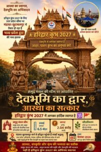 उत्तराखंड / हरिद्वार : समुद्र मंथन की गाथा से सजेगा देवभूमि का द्वार, कुंभ 2027 में श्रद्धालुओं का होगा भव्य स्वागत…