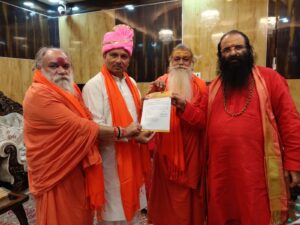 उत्तराखंड / हरिद्वार : सनातन के प्रचार-प्रसार को मिलेगी नई गति, विनु भाई परमार बने गुजरात प्रभारी एवं राष्ट्रीय सचिव….
