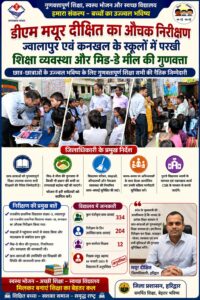 उत्तराखंड / हरिद्वार : औचक निरीक्षण में स्कूलों की शिक्षा व्यवस्था परखी, मिड-डे मील की गुणवत्ता पर डीएम सख्त_ देखे विडिओ